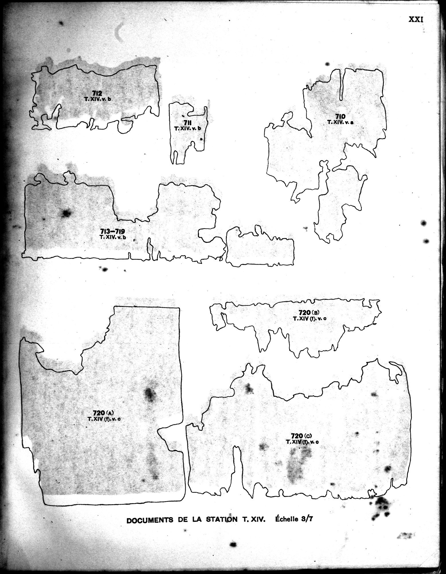 Les documents chinois découverts par Aurel Stein dans les sables du Turkestan Oriental : vol.1 / 349 ページ（白黒高解像度画像）