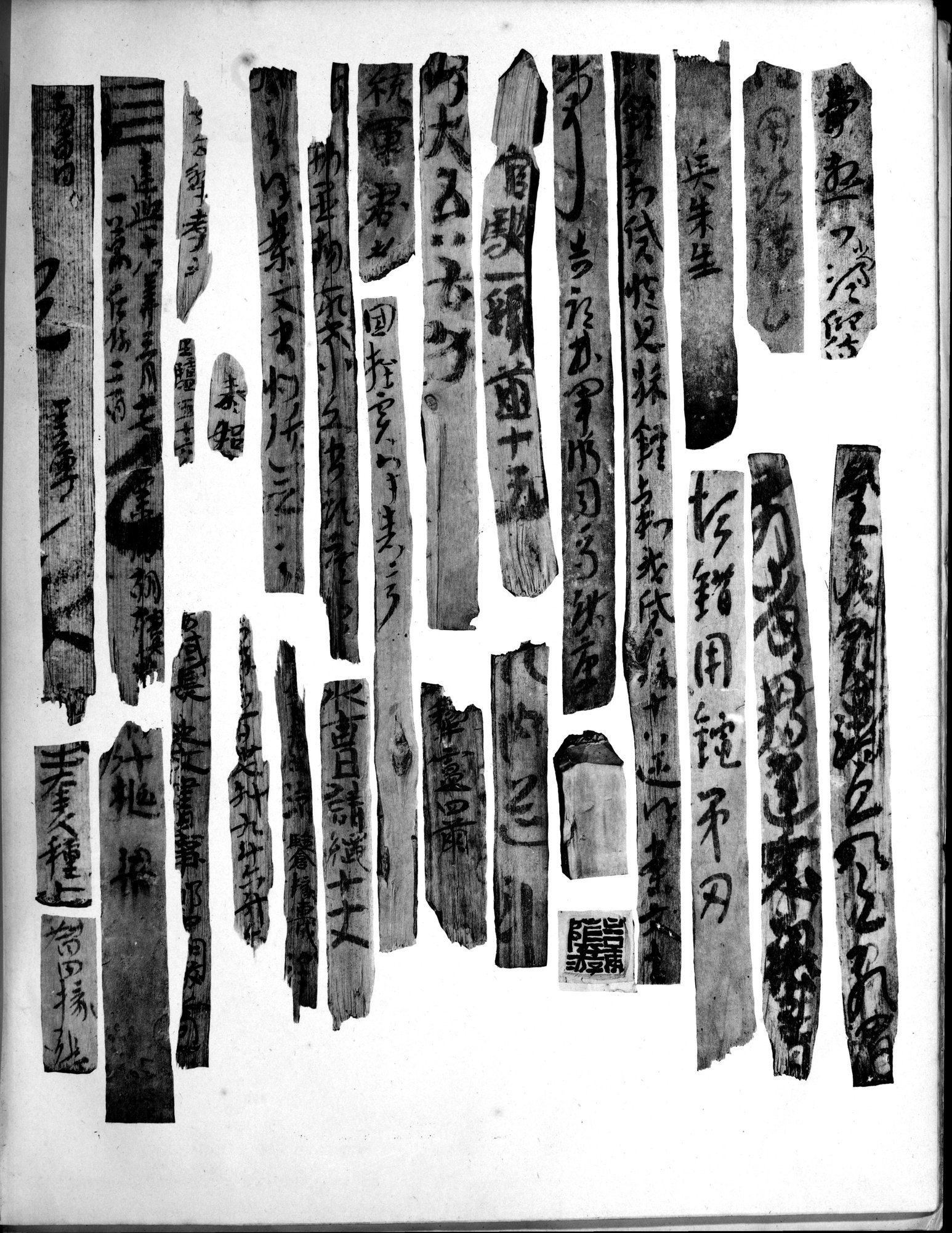 Les documents chinois découverts par Aurel Stein dans les sables du Turkestan Oriental : vol.1 / Page 375 (Grayscale High Resolution Image)