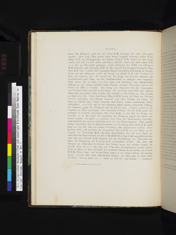 Die Chinesischen Handschriften- und sonstigen Kleinfunde Sven Hedins in Lou-lan : vol.1 / Page 28 (Color Image)