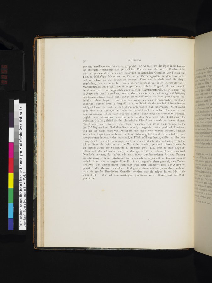 Die Chinesischen Handschriften- und sonstigen Kleinfunde Sven Hedins in Lou-lan : vol.1 / 56 ページ（カラー画像）