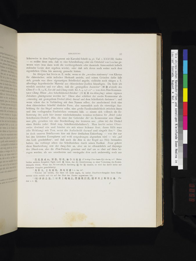 Die Chinesischen Handschriften- und sonstigen Kleinfunde Sven Hedins in Lou-lan : vol.1 / 59 ページ（カラー画像）