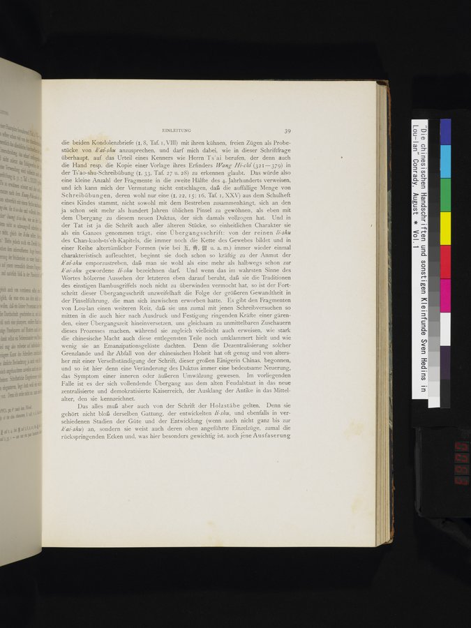 Die Chinesischen Handschriften- und sonstigen Kleinfunde Sven Hedins in Lou-lan : vol.1 / Page 63 (Color Image)