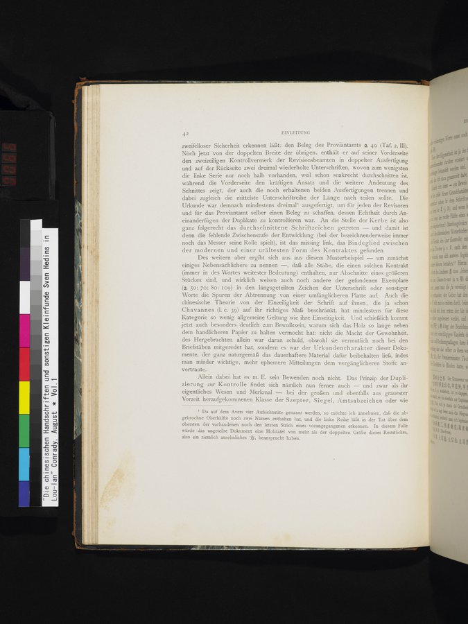 Die Chinesischen Handschriften- und sonstigen Kleinfunde Sven Hedins in Lou-lan : vol.1 / Page 66 (Color Image)