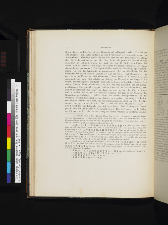 Die Chinesischen Handschriften- und sonstigen Kleinfunde Sven Hedins in Lou-lan : vol.1 / 68 ページ（カラー画像）