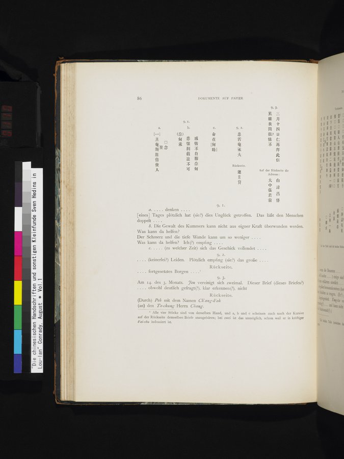 Die Chinesischen Handschriften- und sonstigen Kleinfunde Sven Hedins in Lou-lan : vol.1 / Page 110 (Color Image)