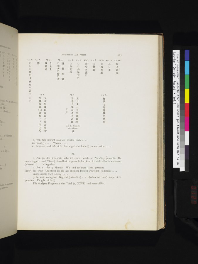 Die Chinesischen Handschriften- und sonstigen Kleinfunde Sven Hedins in Lou-lan : vol.1 / Page 127 (Color Image)