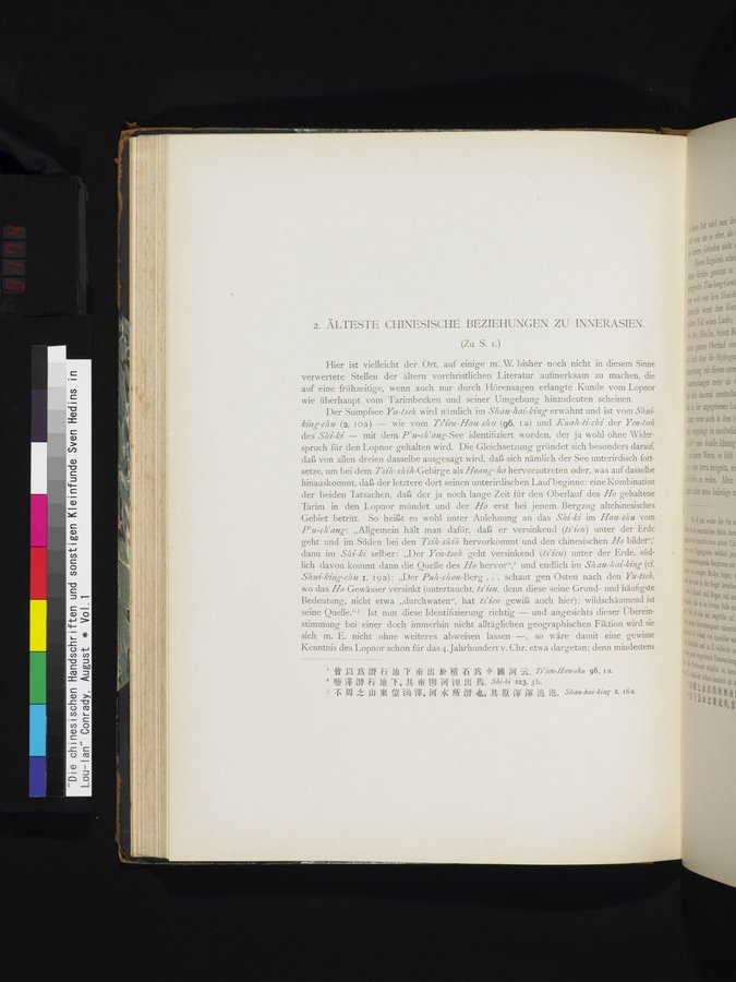 Die Chinesischen Handschriften- und sonstigen Kleinfunde Sven Hedins in Lou-lan : vol.1 / 174 ページ（カラー画像）