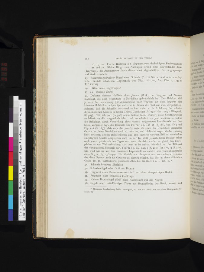 Die Chinesischen Handschriften- und sonstigen Kleinfunde Sven Hedins in Lou-lan : vol.1 / Page 196 (Color Image)
