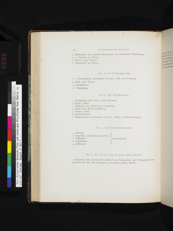 Die Chinesischen Handschriften- und sonstigen Kleinfunde Sven Hedins in Lou-lan : vol.1 / Page 200 (Color Image)