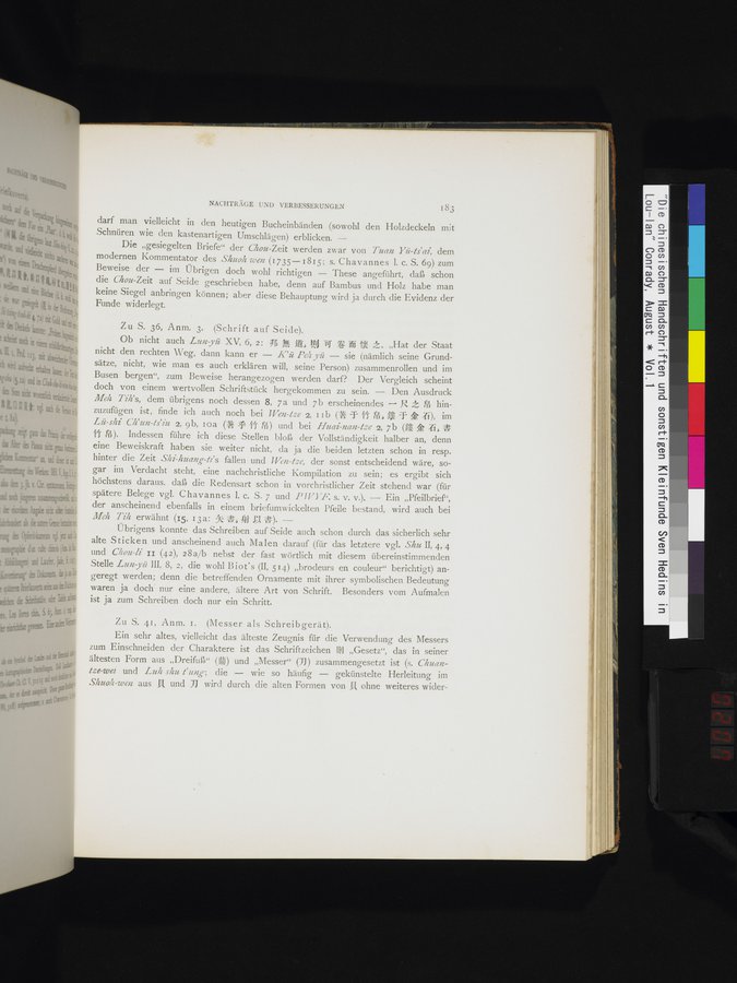 Die Chinesischen Handschriften- und sonstigen Kleinfunde Sven Hedins in Lou-lan : vol.1 / Page 207 (Color Image)