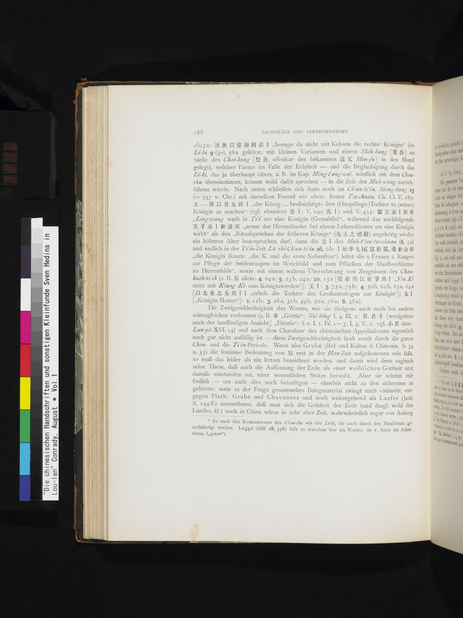 Die Chinesischen Handschriften- und sonstigen Kleinfunde Sven Hedins in Lou-lan : vol.1 / Page 212 (Color Image)
