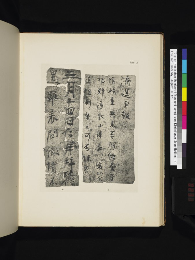 Die Chinesischen Handschriften- und sonstigen Kleinfunde Sven Hedins in Lou-lan : vol.1 / 231 ページ（カラー画像）