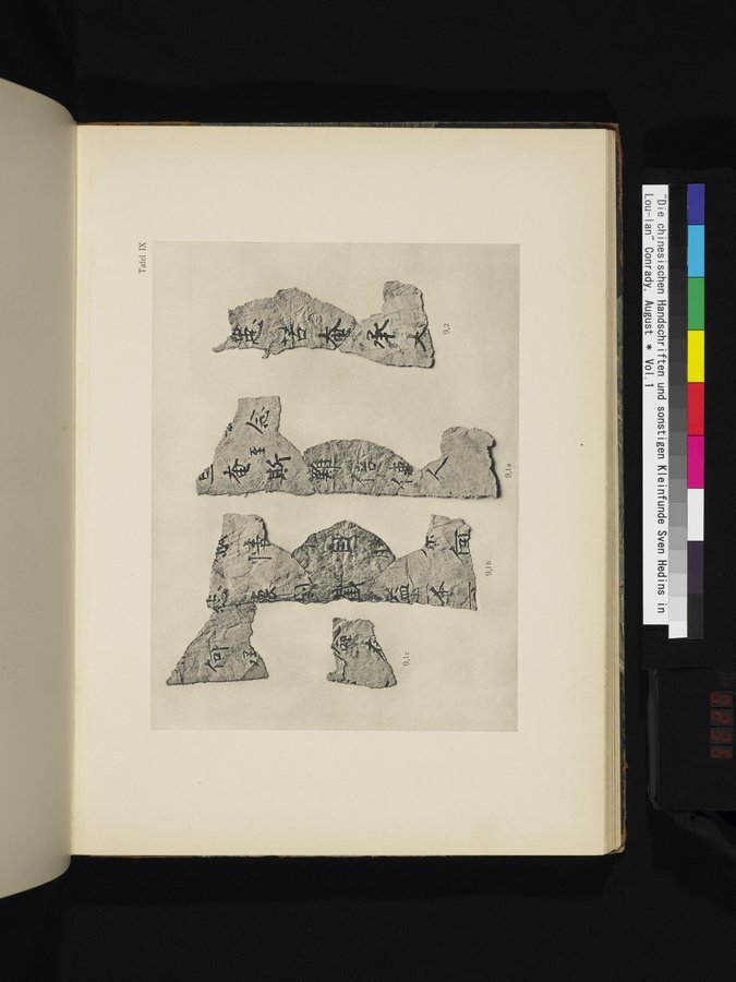 Die Chinesischen Handschriften- und sonstigen Kleinfunde Sven Hedins in Lou-lan : vol.1 / Page 235 (Color Image)