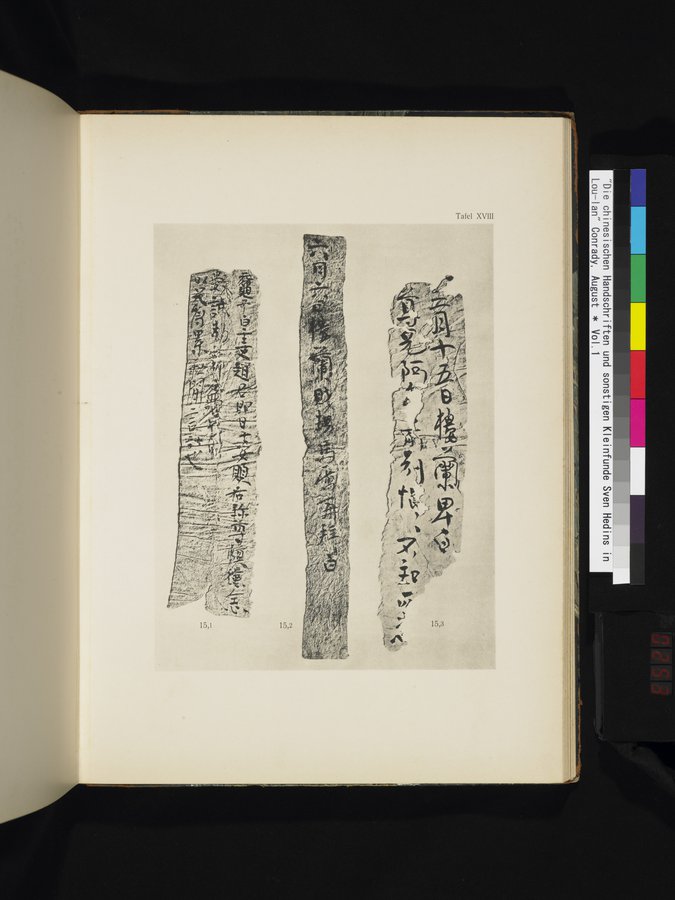 Die Chinesischen Handschriften- und sonstigen Kleinfunde Sven Hedins in Lou-lan : vol.1 / 253 ページ（カラー画像）