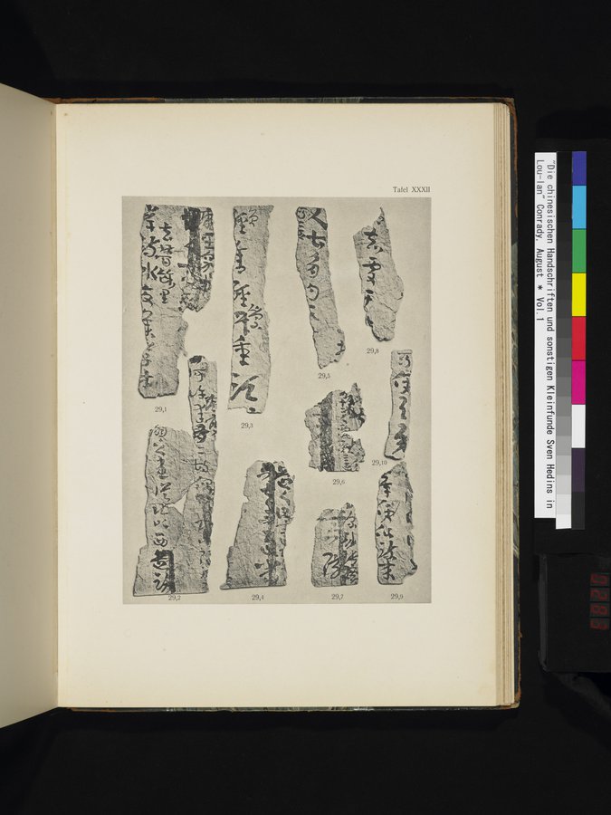 Die Chinesischen Handschriften- und sonstigen Kleinfunde Sven Hedins in Lou-lan : vol.1 / Page 283 (Color Image)