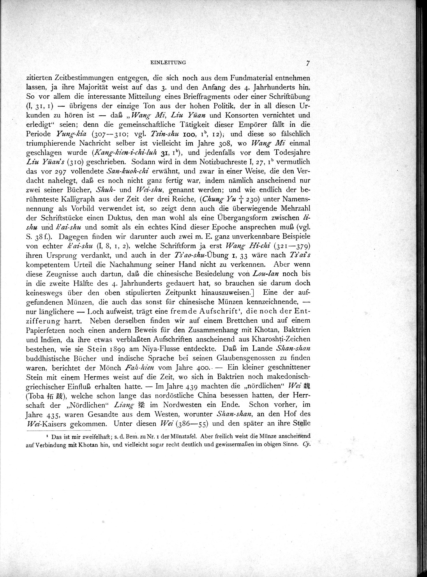 Die Chinesischen Handschriften- und sonstigen Kleinfunde Sven Hedins in Lou-lan : vol.1 / Page 31 (Grayscale High Resolution Image)