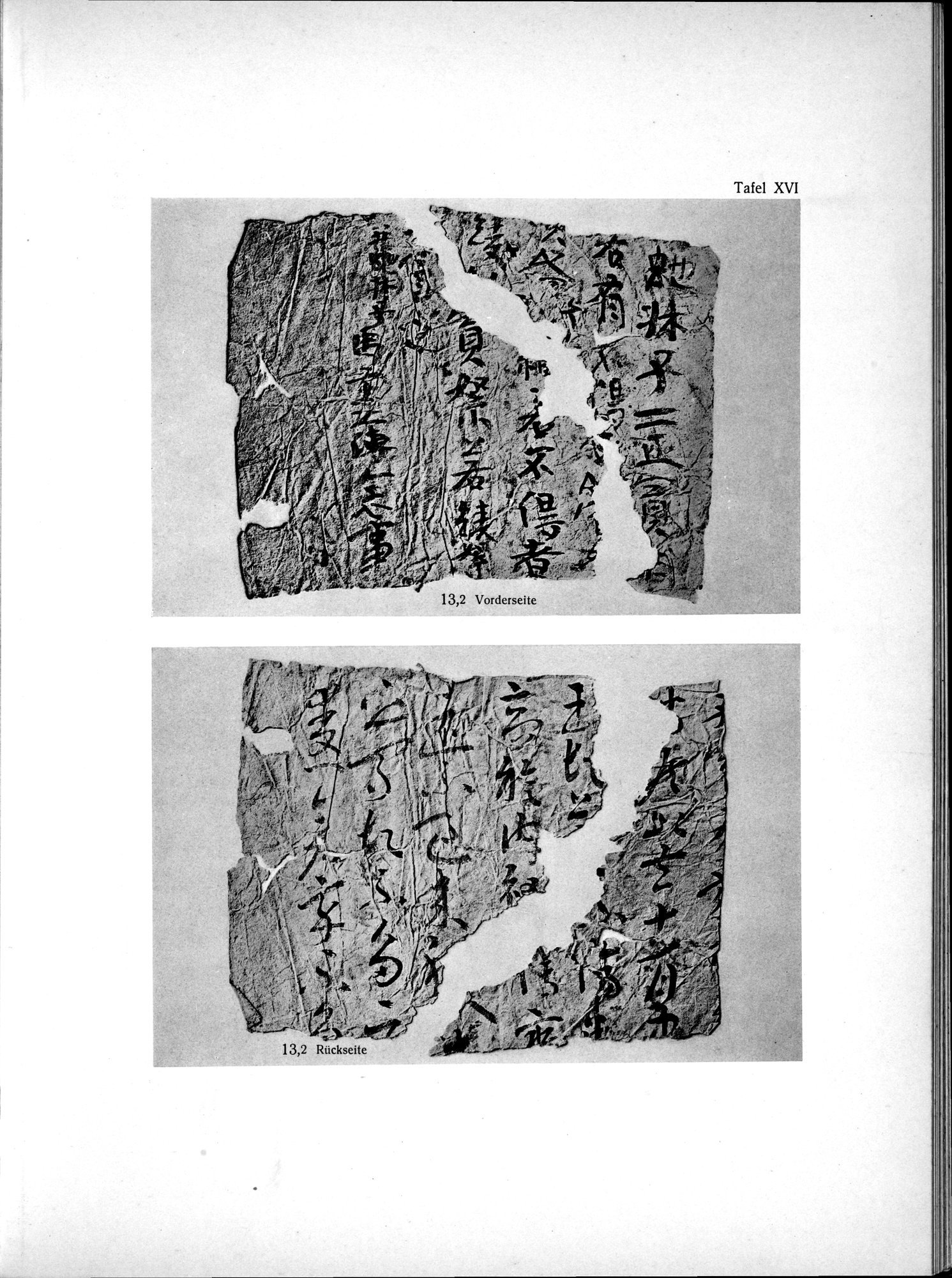 Die Chinesischen Handschriften- und sonstigen Kleinfunde Sven Hedins in Lou-lan : vol.1 / Page 249 (Grayscale High Resolution Image)