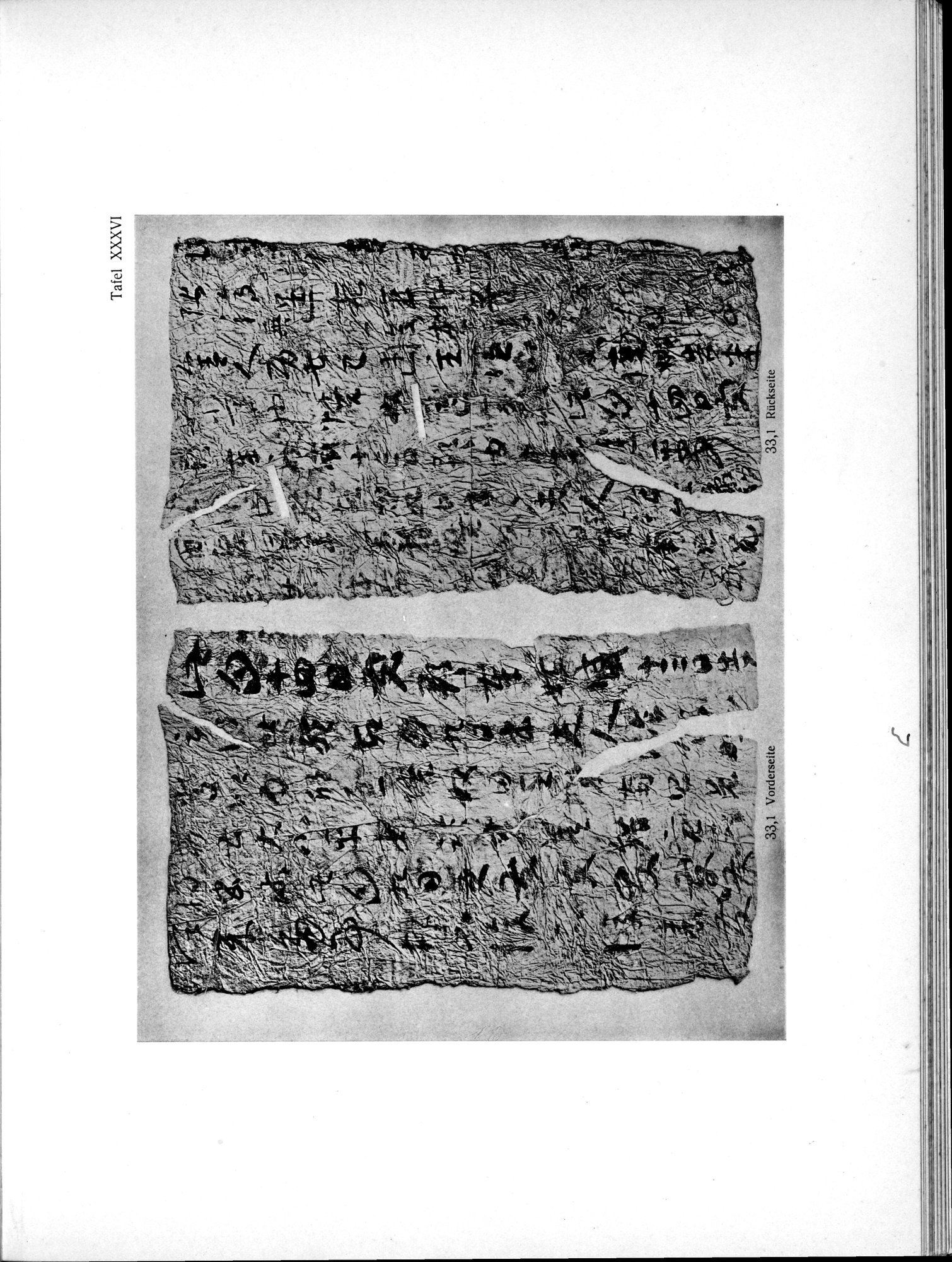 Die Chinesischen Handschriften- und sonstigen Kleinfunde Sven Hedins in Lou-lan : vol.1 / 291 ページ（白黒高解像度画像）