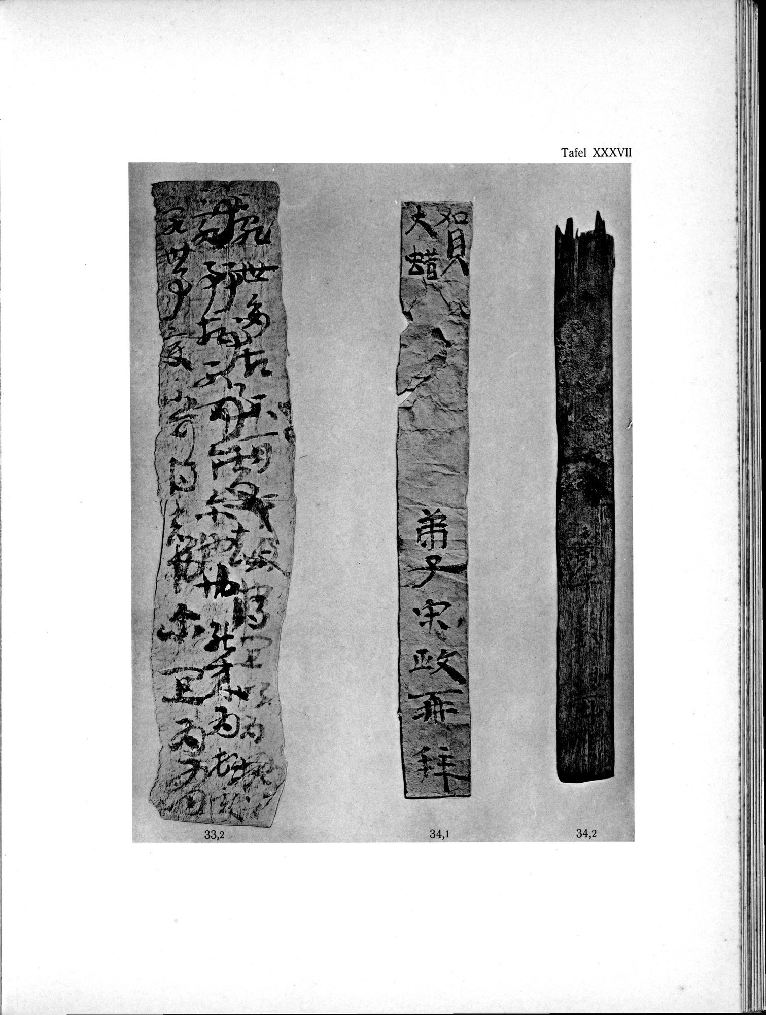 Die Chinesischen Handschriften- und sonstigen Kleinfunde Sven Hedins in Lou-lan : vol.1 / Page 293 (Grayscale High Resolution Image)