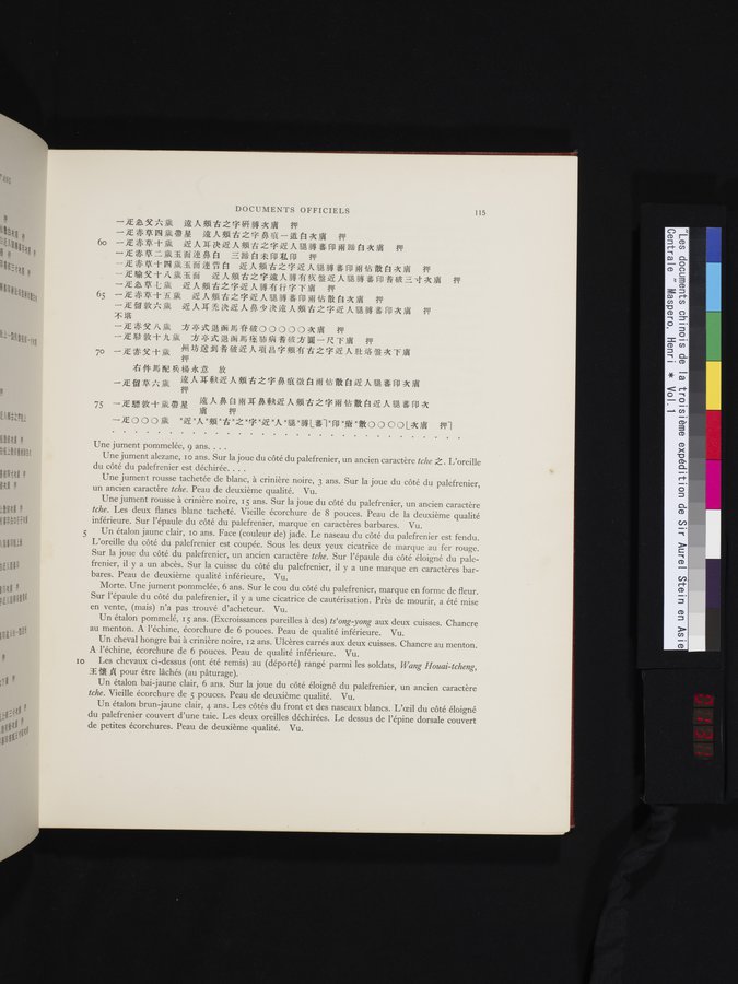 Les documents chinois de la troisième expédition de Sir Aurel Stein en Asie Centrale : vol.1 / Page 131 (Color Image)