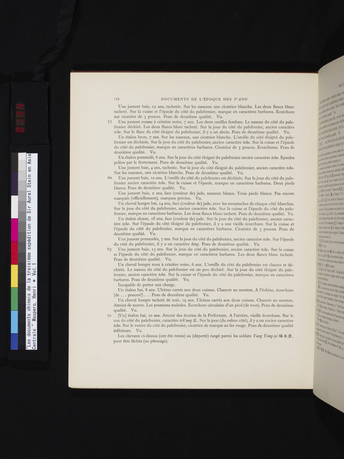 Les documents chinois de la troisième expédition de Sir Aurel Stein en Asie Centrale : vol.1 / 134 ページ（カラー画像）
