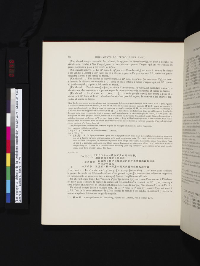 Les documents chinois de la troisième expédition de Sir Aurel Stein en Asie Centrale : vol.1 / Page 146 (Color Image)