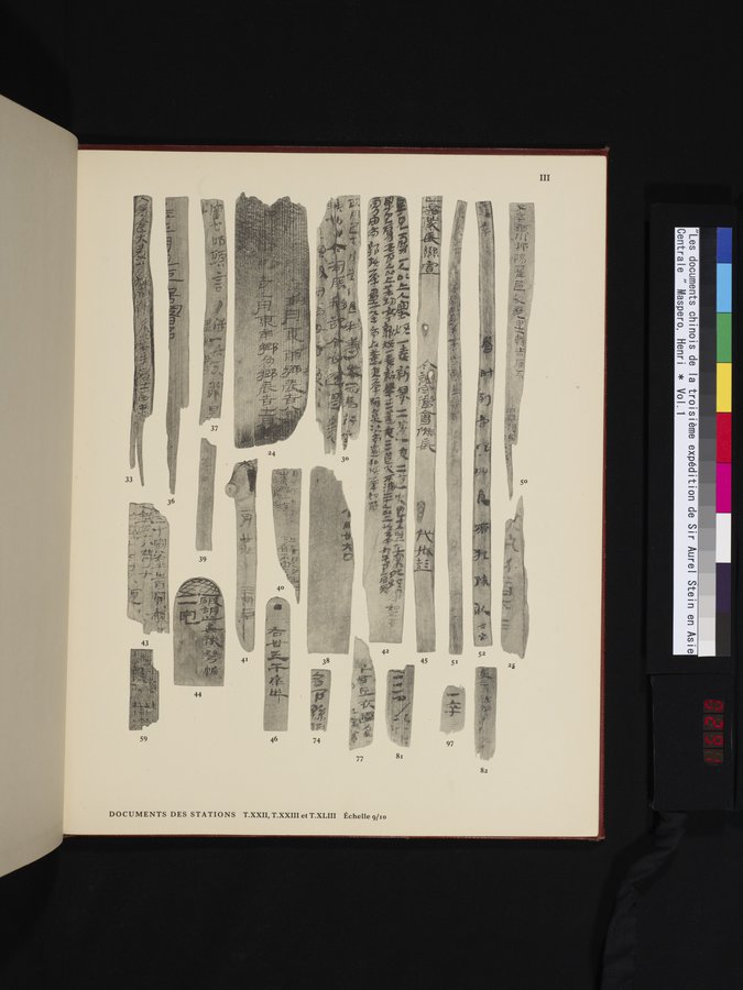Les documents chinois de la troisième expédition de Sir Aurel Stein en Asie Centrale : vol.1 / 291 ページ（カラー画像）