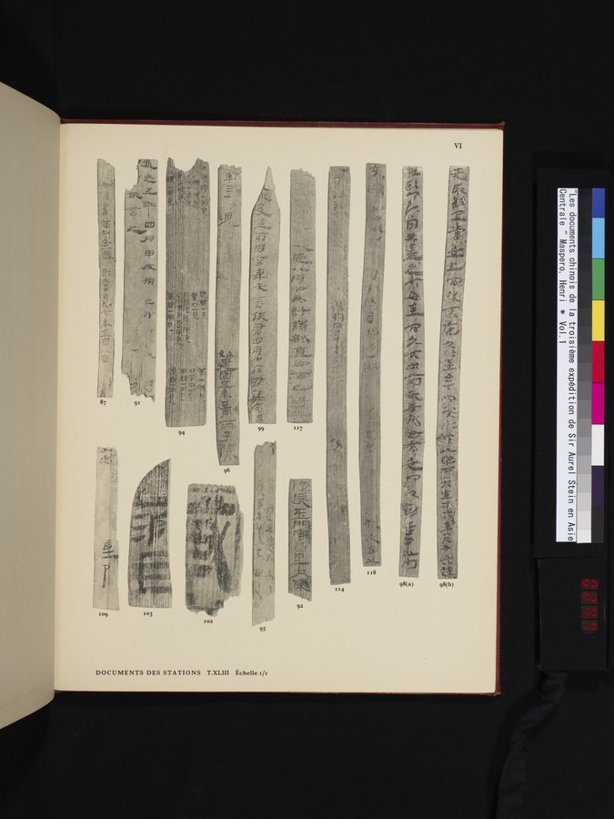 Les documents chinois de la troisième expédition de Sir Aurel Stein en Asie Centrale : vol.1 / 297 ページ（カラー画像）