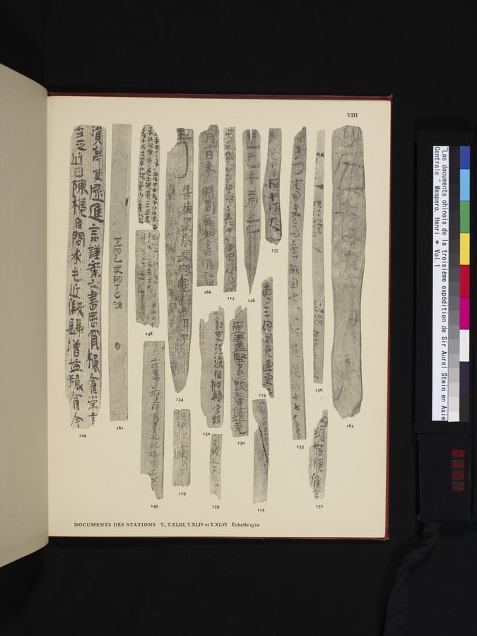 Les documents chinois de la troisième expédition de Sir Aurel Stein en Asie Centrale : vol.1 / 301 ページ（カラー画像）