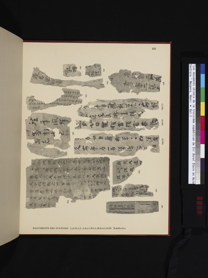 Les documents chinois de la troisième expédition de Sir Aurel Stein en Asie Centrale : vol.1 / 309 ページ（カラー画像）