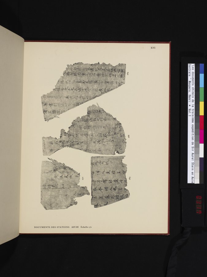 Les documents chinois de la troisième expédition de Sir Aurel Stein en Asie Centrale : vol.1 / 317 ページ（カラー画像）
