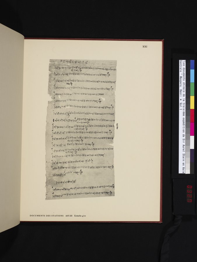 Les documents chinois de la troisième expédition de Sir Aurel Stein en Asie Centrale : vol.1 / Page 327 (Color Image)