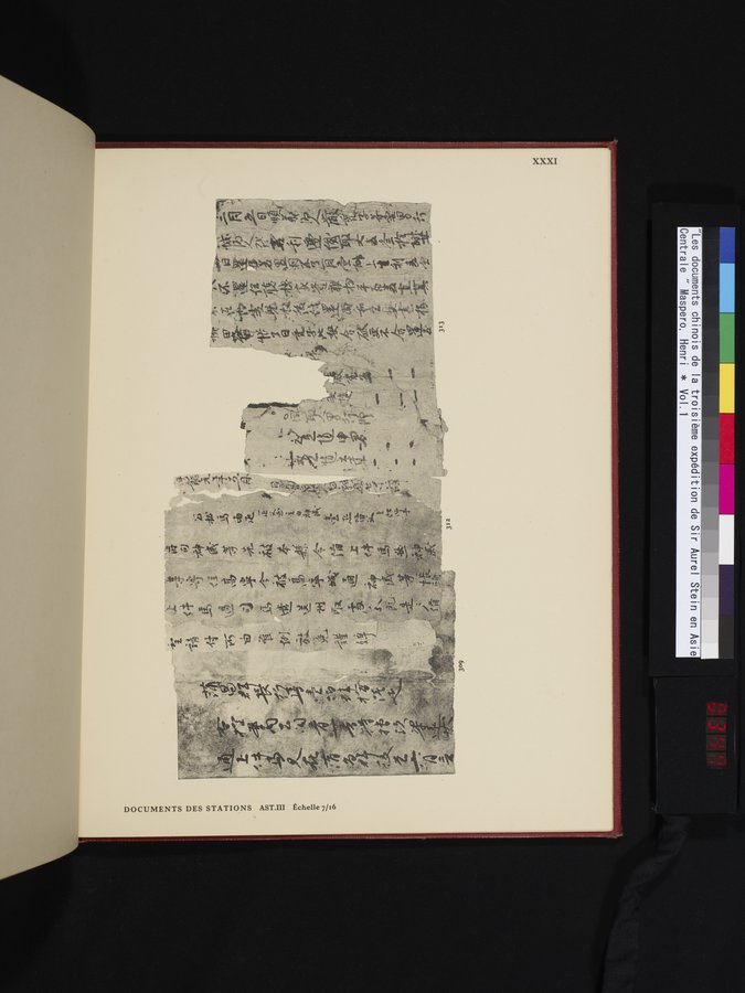 Les documents chinois de la troisième expédition de Sir Aurel Stein en Asie Centrale : vol.1 / Page 347 (Color Image)