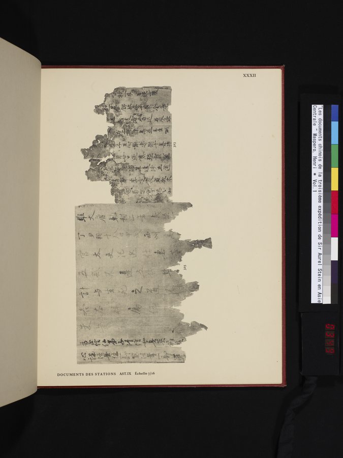 Les documents chinois de la troisième expédition de Sir Aurel Stein en Asie Centrale : vol.1 / Page 349 (Color Image)