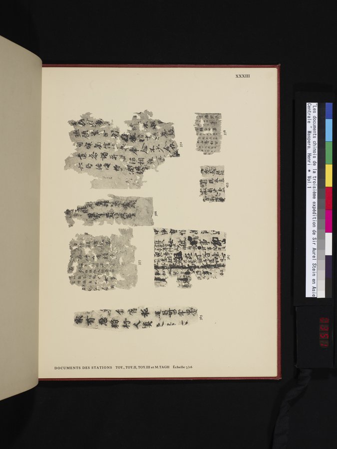 Les documents chinois de la troisième expédition de Sir Aurel Stein en Asie Centrale : vol.1 / Page 351 (Color Image)