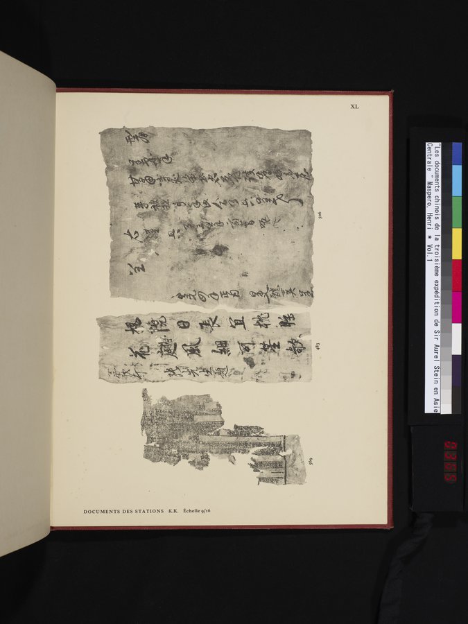 Les documents chinois de la troisième expédition de Sir Aurel Stein en Asie Centrale : vol.1 / 365 ページ（カラー画像）