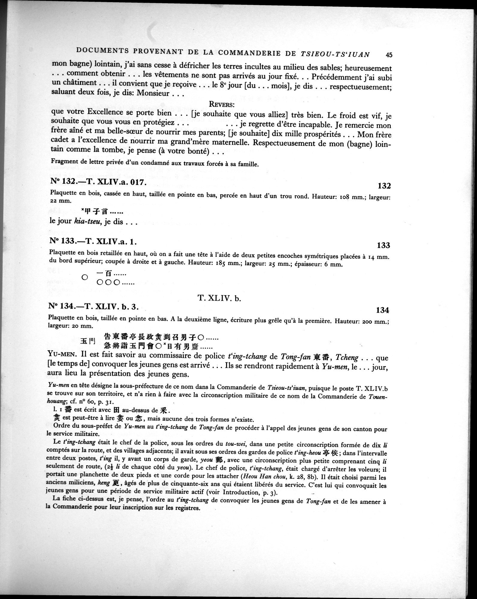 Les documents chinois de la troisième expédition de Sir Aurel Stein en Asie Centrale : vol.1 / Page 61 (Grayscale High Resolution Image)