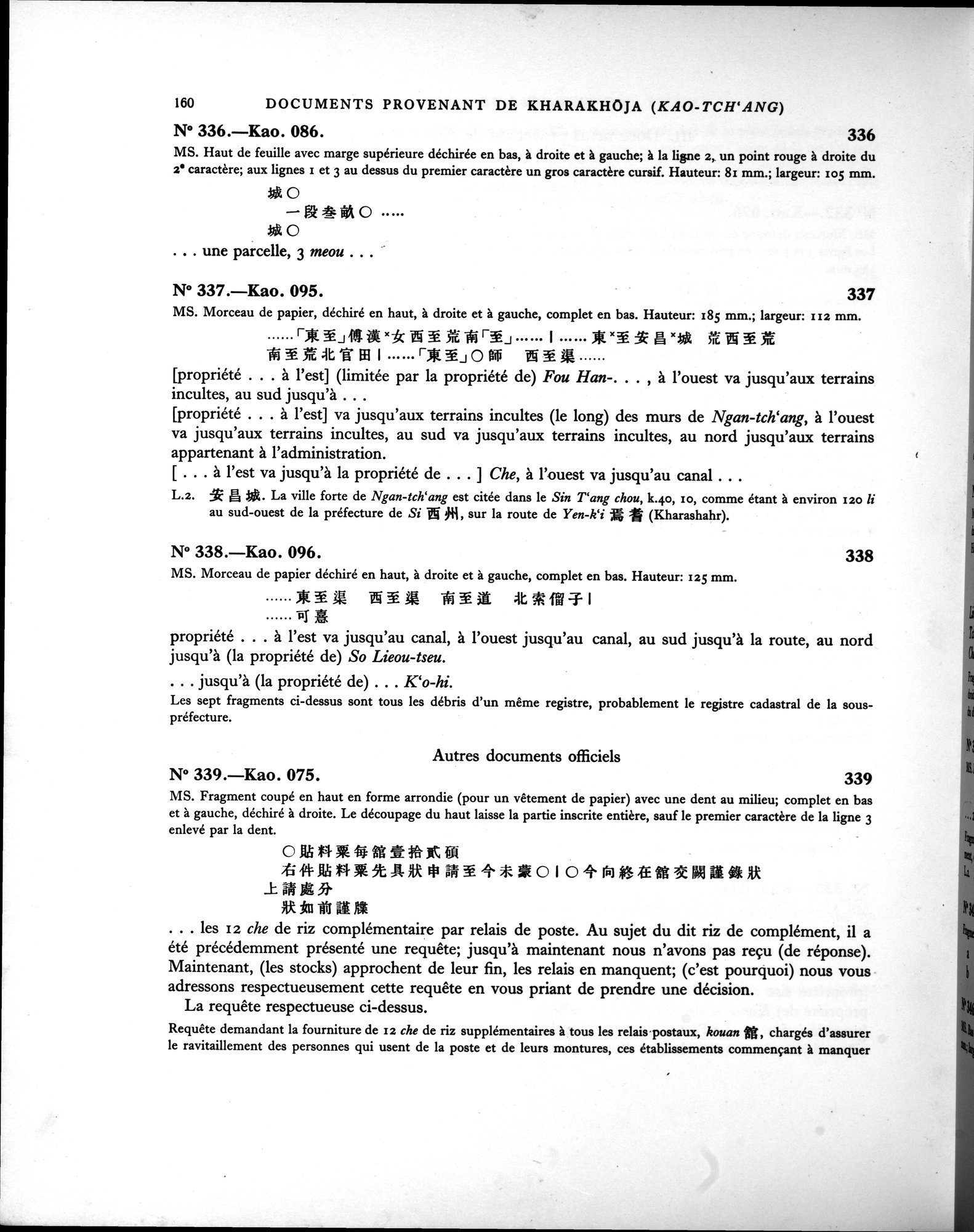 Les documents chinois de la troisième expédition de Sir Aurel Stein en Asie Centrale : vol.1 / Page 176 (Grayscale High Resolution Image)