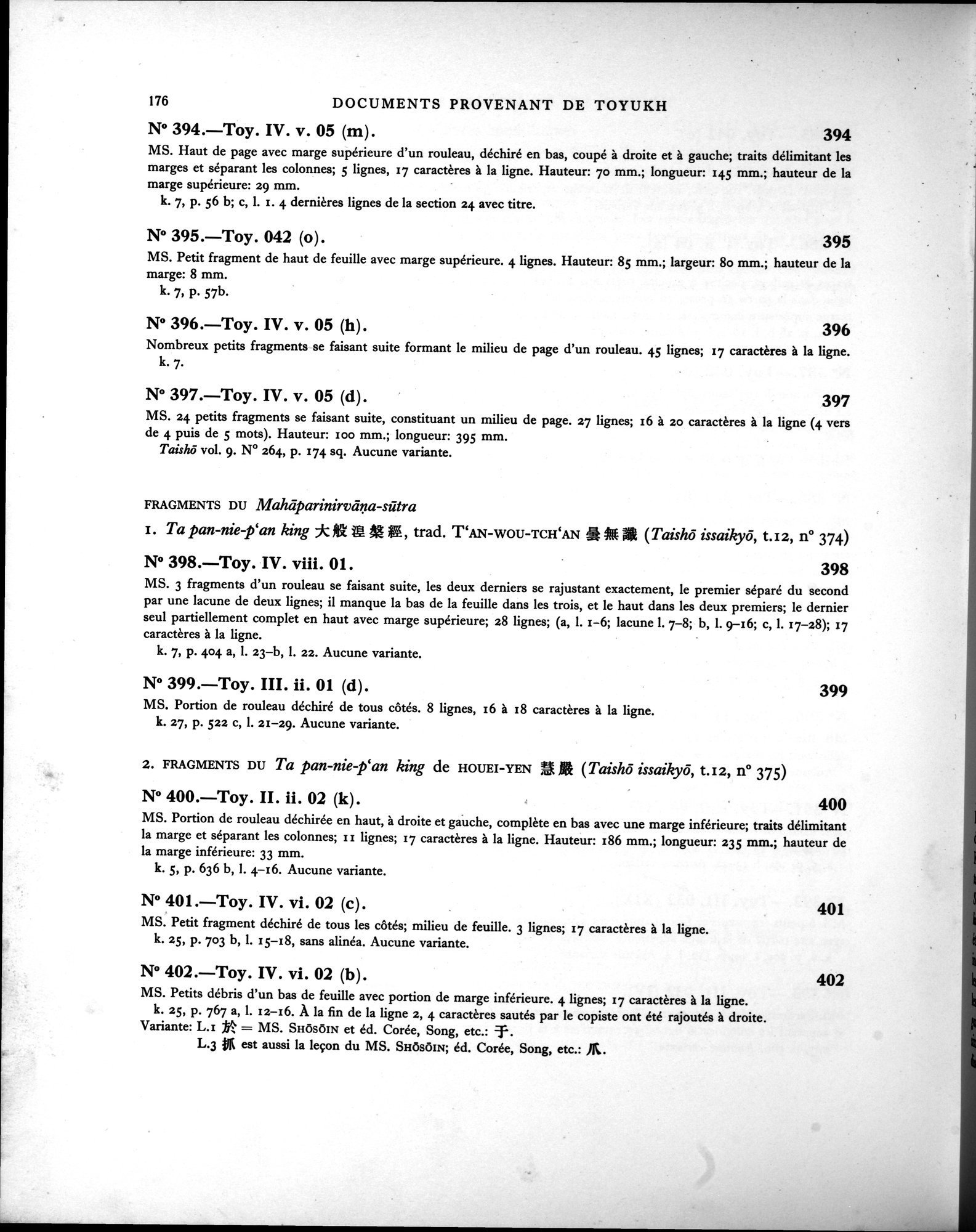 Les documents chinois de la troisième expédition de Sir Aurel Stein en Asie Centrale : vol.1 / Page 192 (Grayscale High Resolution Image)