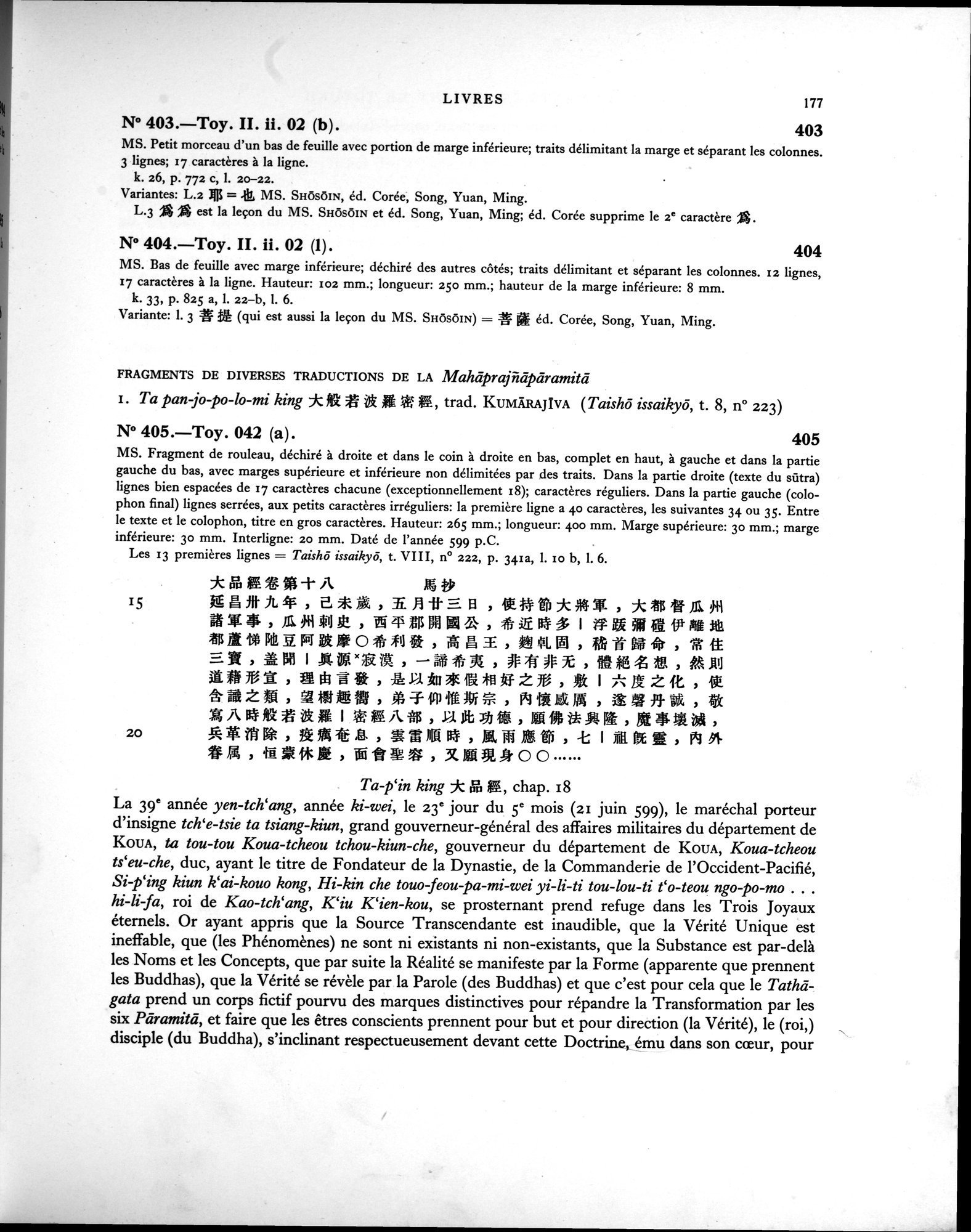 Les documents chinois de la troisième expédition de Sir Aurel Stein en Asie Centrale : vol.1 / Page 193 (Grayscale High Resolution Image)