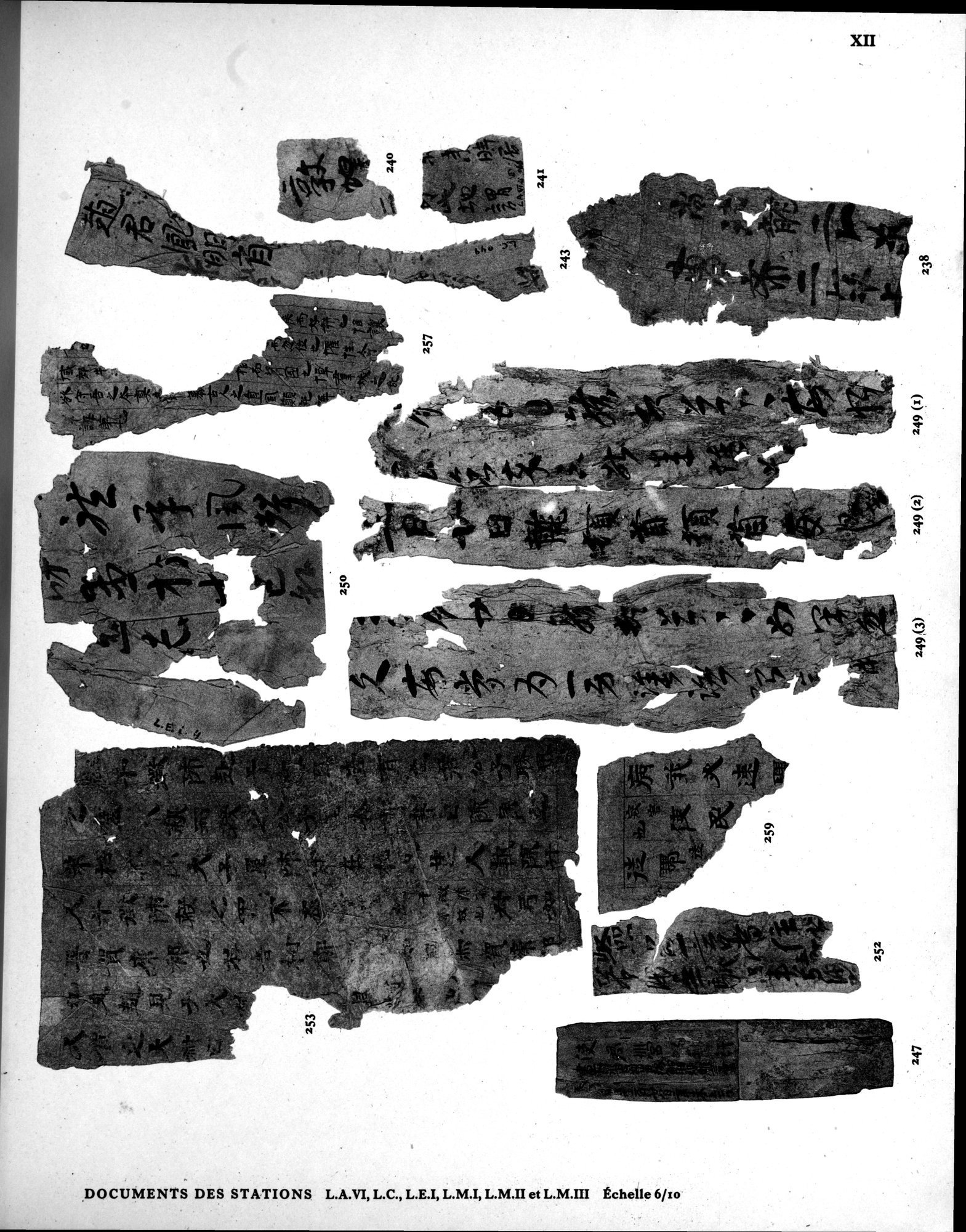 Les documents chinois de la troisième expédition de Sir Aurel Stein en Asie Centrale : vol.1 / 309 ページ（白黒高解像度画像）