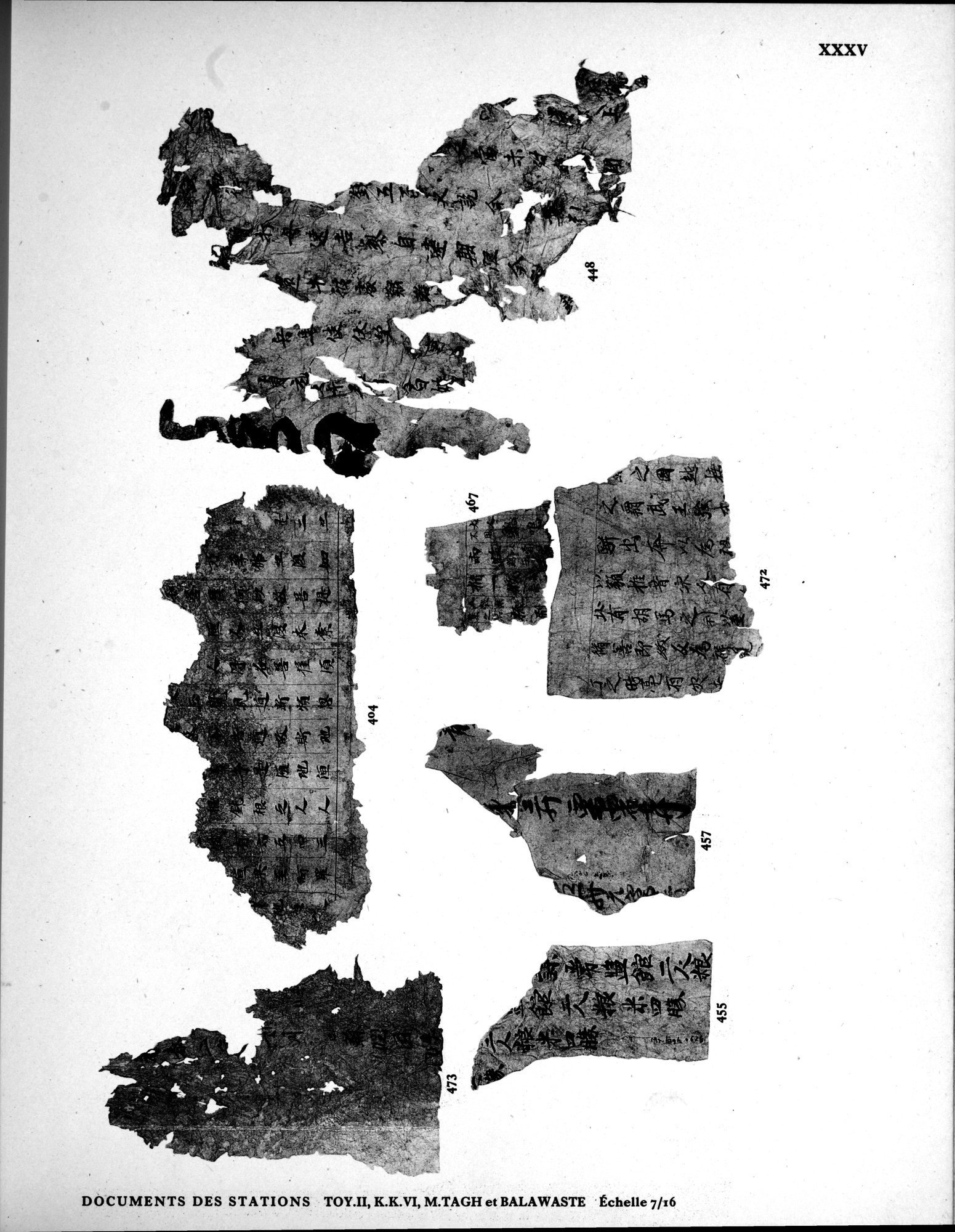 Les documents chinois de la troisième expédition de Sir Aurel Stein en Asie Centrale : vol.1 / 355 ページ（白黒高解像度画像）