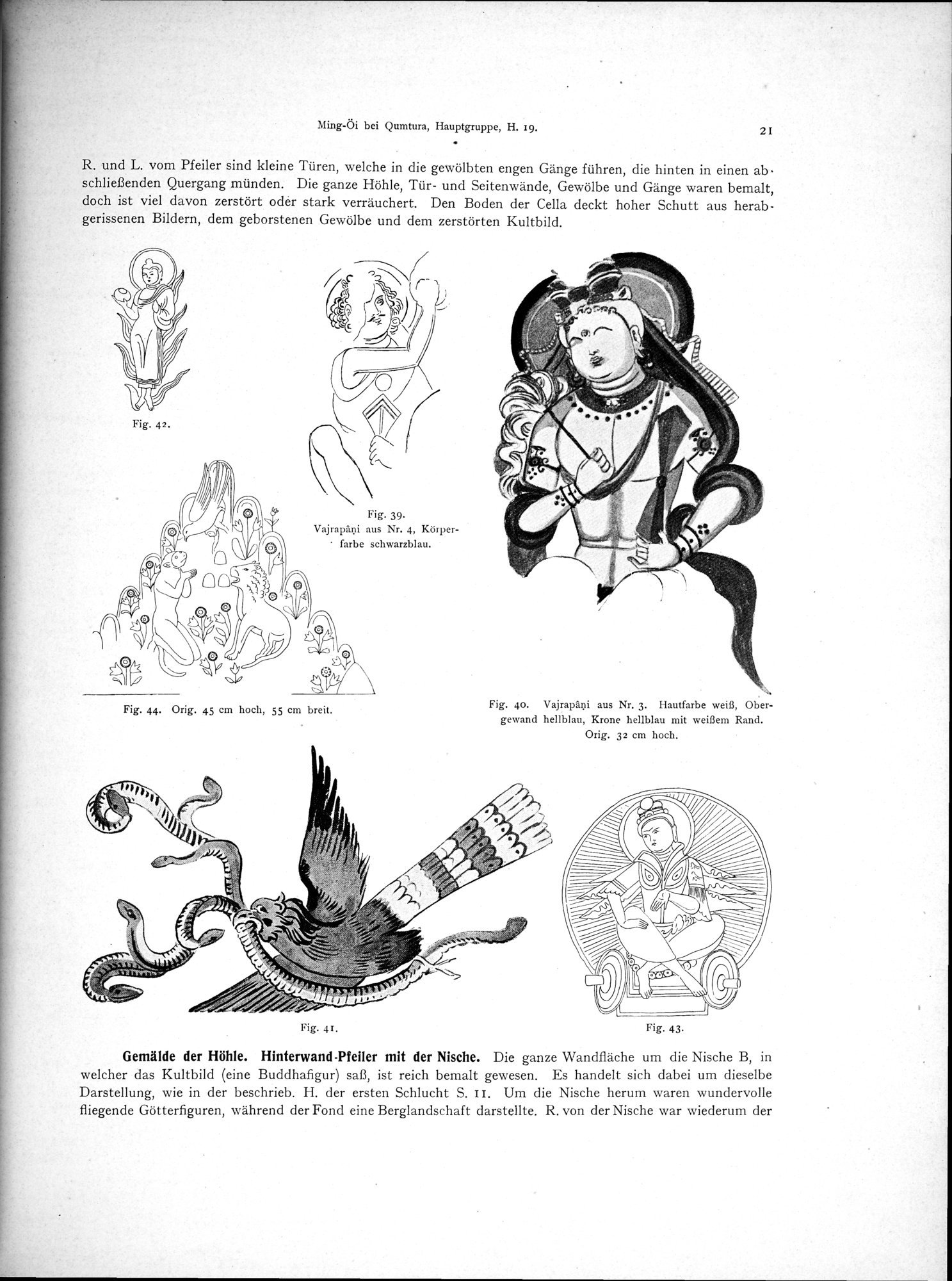 Altbuddhistische Kultstätten in Chinesisch-Turkistan : vol.1 / Page 27 (Grayscale High Resolution Image)