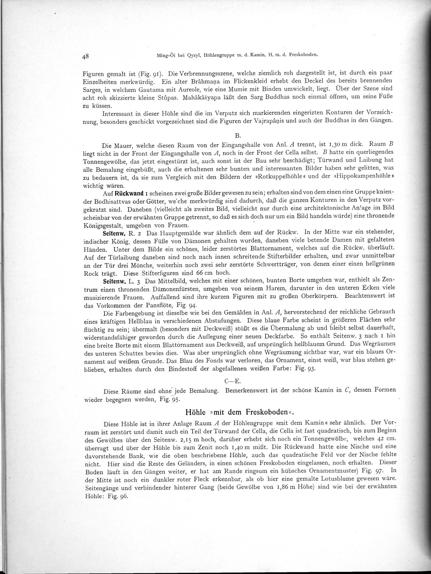 Altbuddhistische Kultstätten in Chinesisch-Turkistan : vol.1 / Page 54 (Grayscale High Resolution Image)