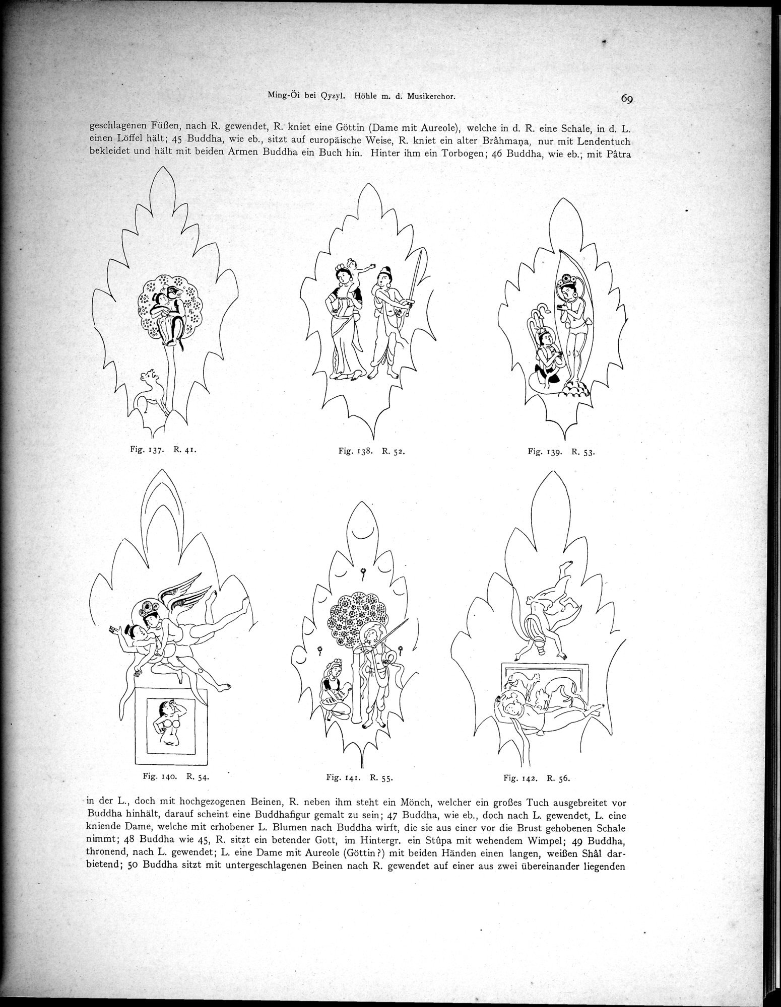 Altbuddhistische Kultstätten in Chinesisch-Turkistan : vol.1 / 75 ページ（白黒高解像度画像）
