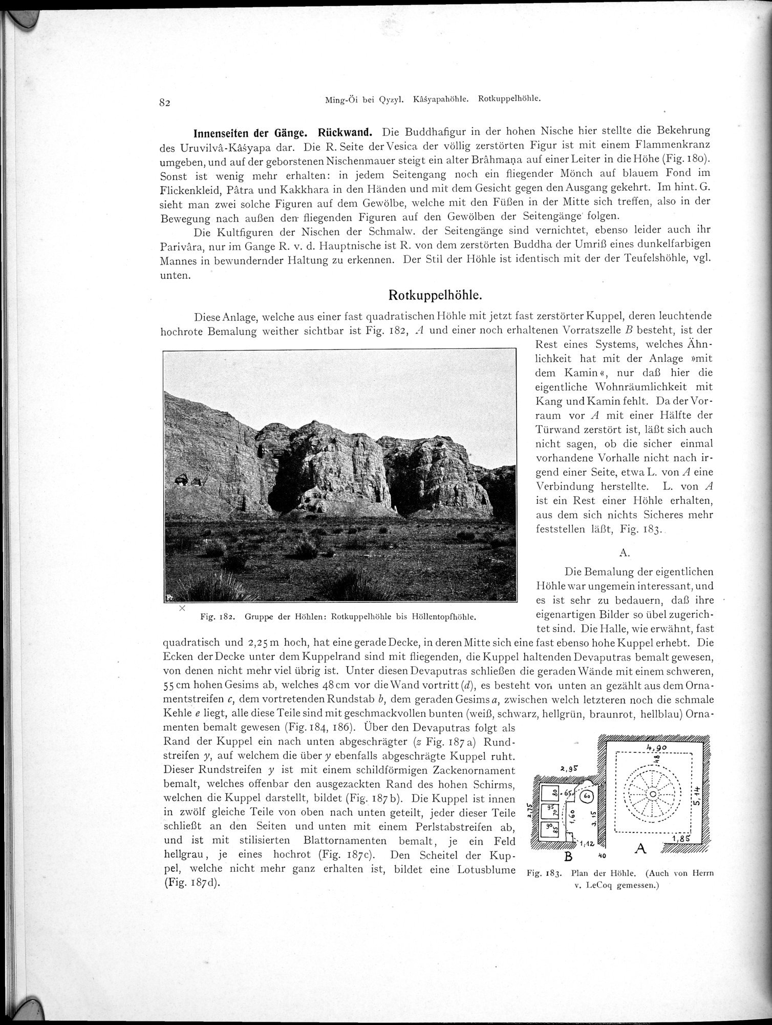 Altbuddhistische Kultstätten in Chinesisch-Turkistan : vol.1 / Page 88 (Grayscale High Resolution Image)
