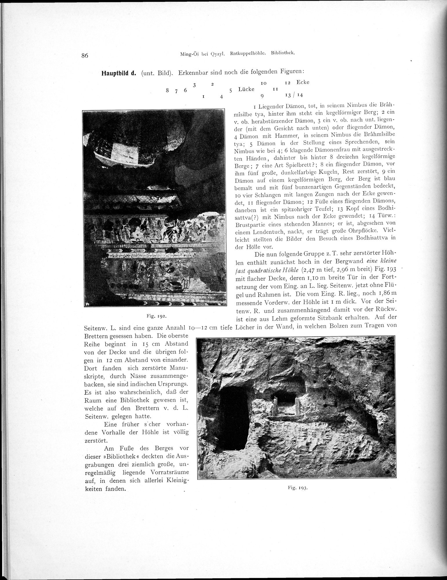 Altbuddhistische Kultstätten in Chinesisch-Turkistan : vol.1 / Page 92 (Grayscale High Resolution Image)