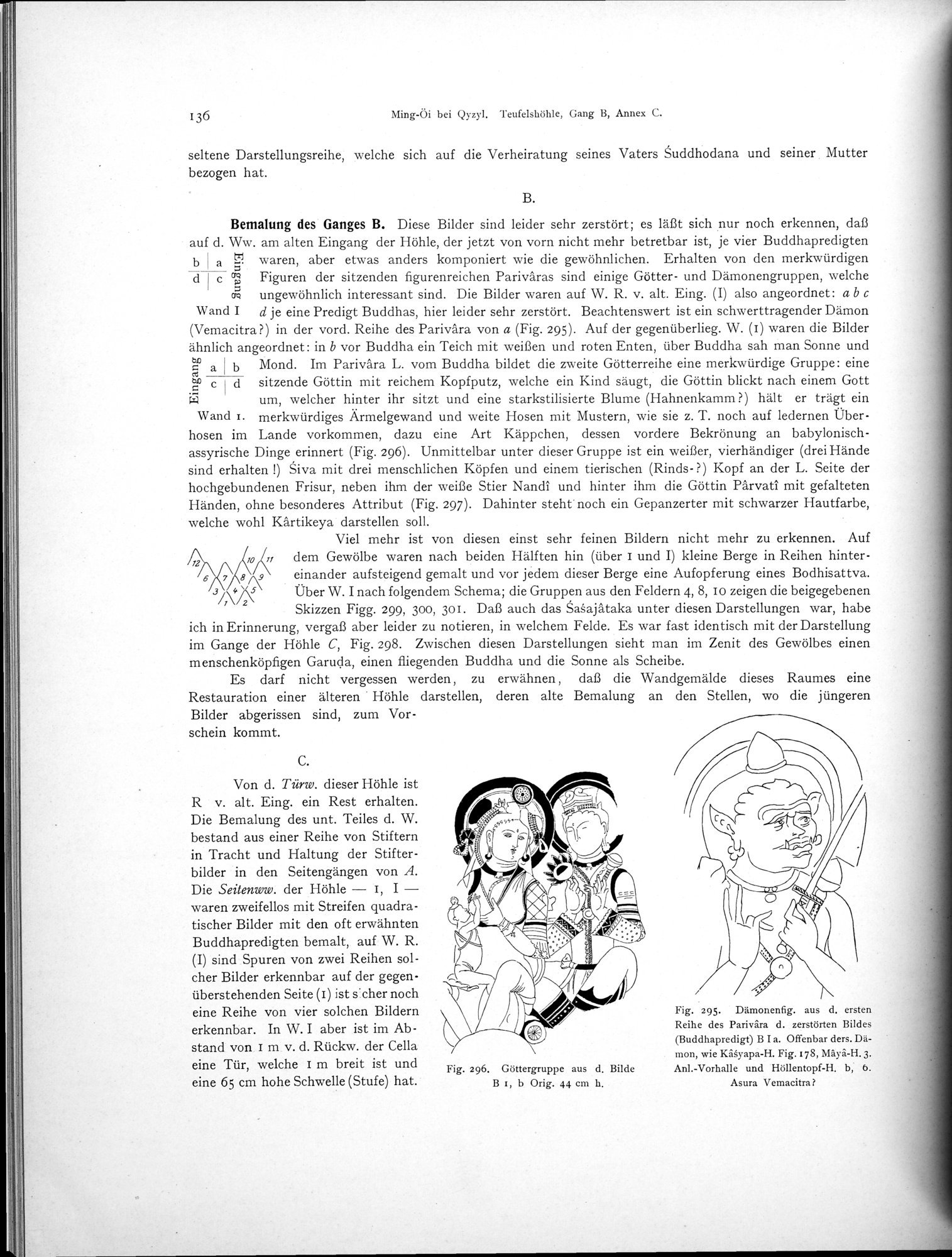 Altbuddhistische Kultstätten in Chinesisch-Turkistan : vol.1 / Page 142 (Grayscale High Resolution Image)