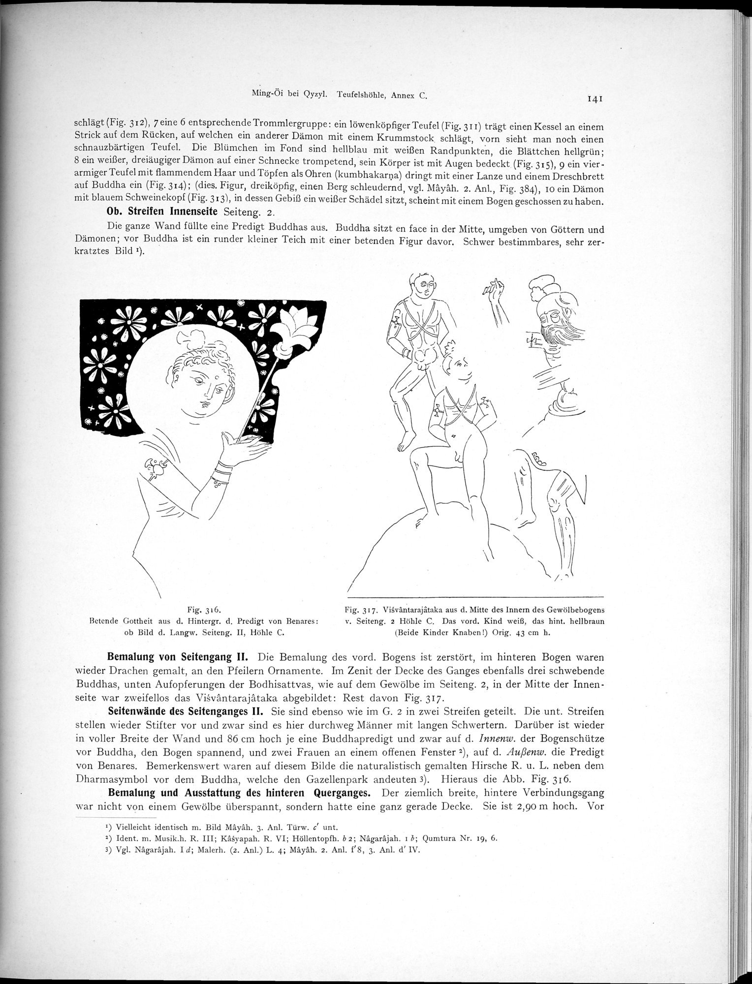 Altbuddhistische Kultstätten in Chinesisch-Turkistan : vol.1 / Page 147 (Grayscale High Resolution Image)