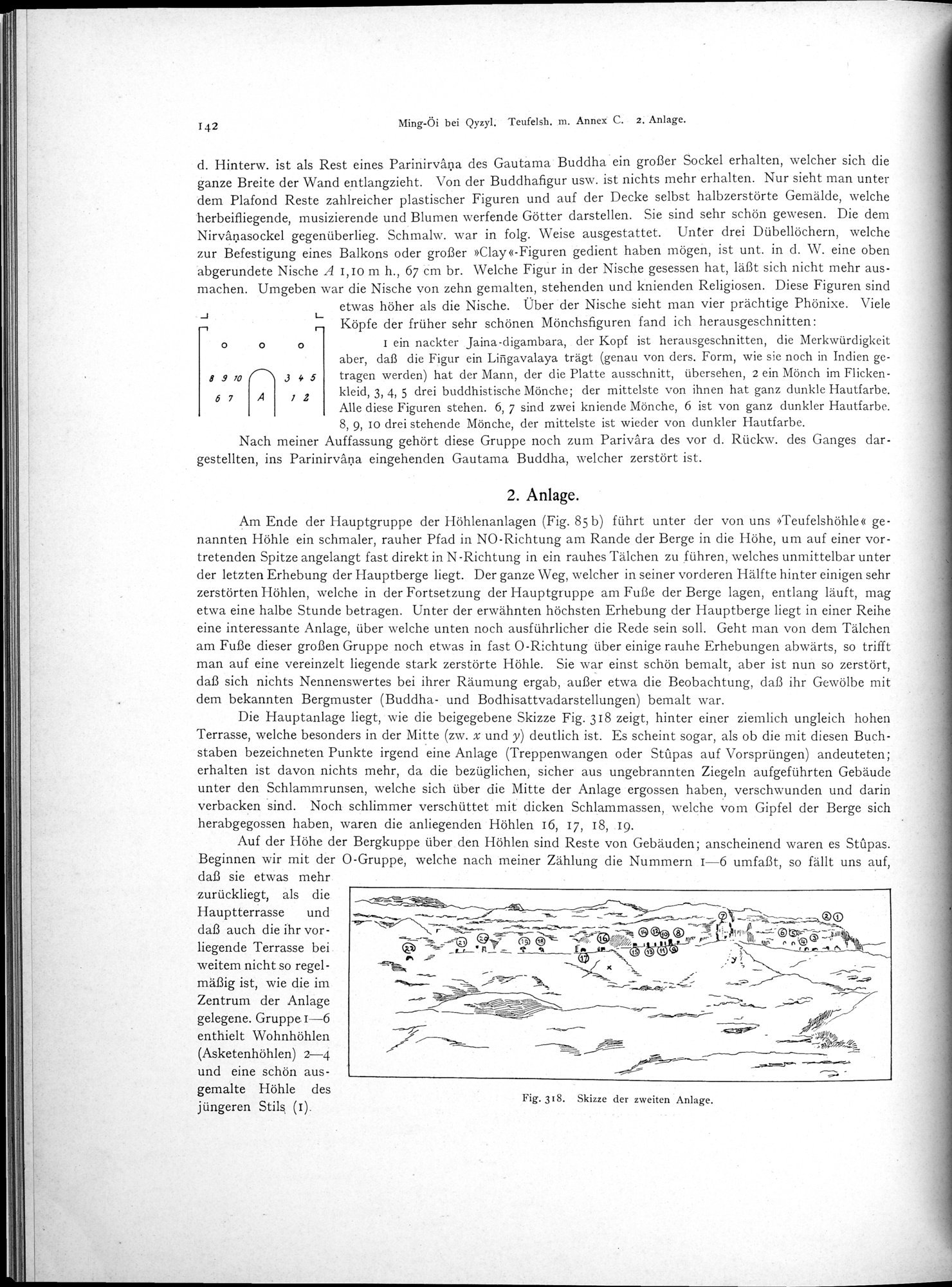 Altbuddhistische Kultstätten in Chinesisch-Turkistan : vol.1 / Page 148 (Grayscale High Resolution Image)